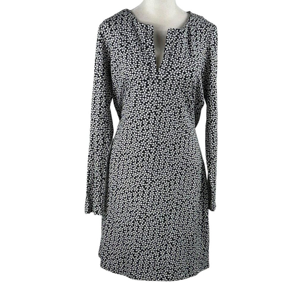 Chic & Effortless! Diane Von Furstenberg Reina Dress in Black & White Pr…